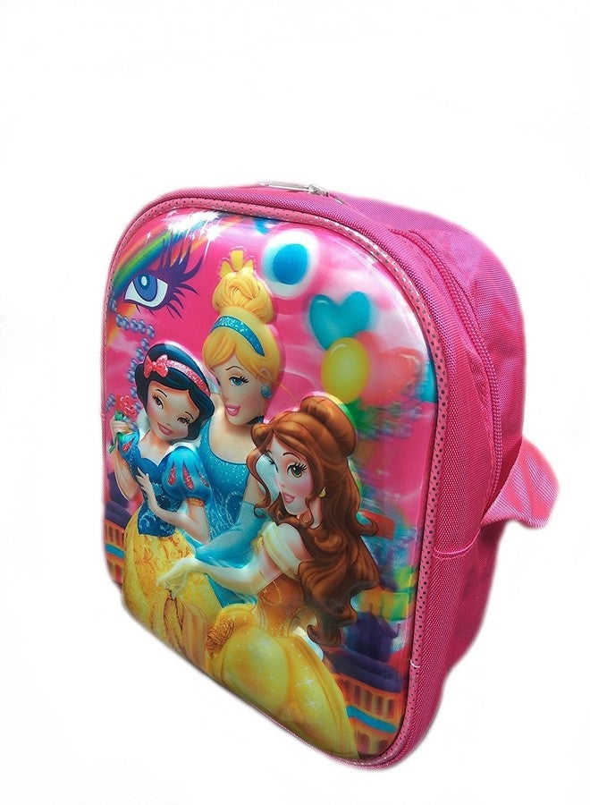 Clastik Multi-Purpose School kids bag/backpack 3D Effect Embossed 11 Inches Suitable Up to 2-5 Years (playschool, kindergarten, travel/picnic bag Princess (Elsa) - Image 3